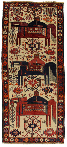 Bakhtiari - Qashqai Persialainen matto 362x157