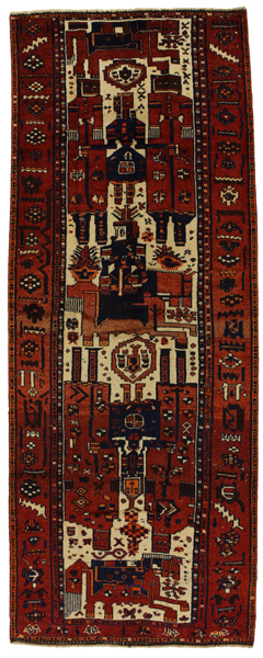 Bakhtiari - Qashqai Persialainen matto 388x147