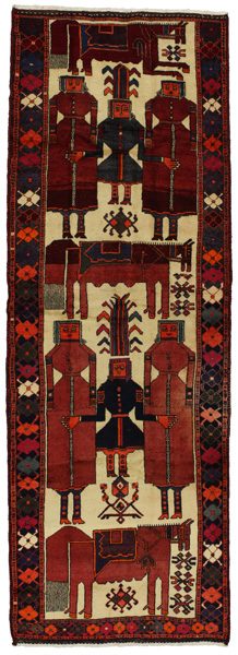 Bakhtiari - Qashqai Persialainen matto 416x144