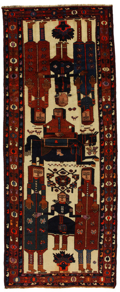 Bakhtiari - Qashqai Persialainen matto 384x152