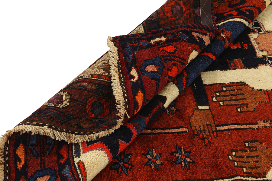 Bakhtiari - Qashqai Persialainen matto 384x152 - Kuva 4
