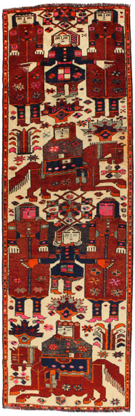 Bakhtiari - Qashqai Persialainen matto 338x110