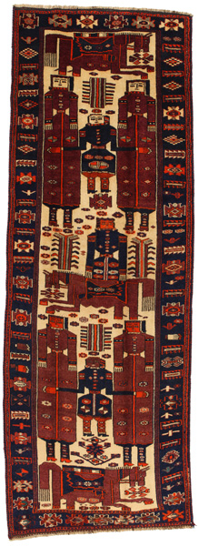 Bakhtiari - Qashqai Persialainen matto 406x141