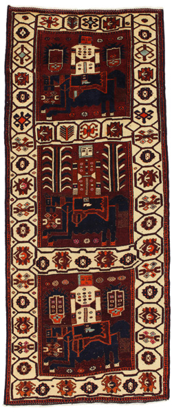 Bakhtiari - Lori Persialainen matto 359x146