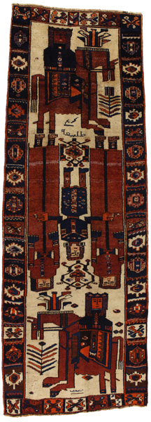 Bakhtiari - Qashqai Persialainen matto 393x135