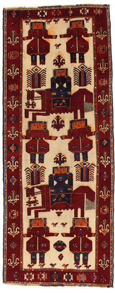 Bakhtiari - Qashqai Persialainen matto 380x149