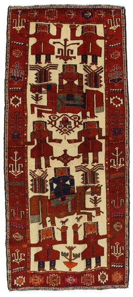 Bakhtiari - Qashqai Persialainen matto 336x143
