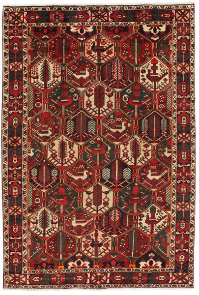 Bakhtiari - erittäin vanhoja Persialainen matto 304x202