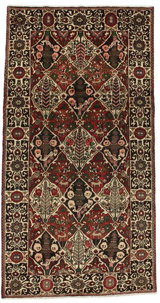 Bakhtiari - erittäin vanhoja Persialainen matto 295x154
