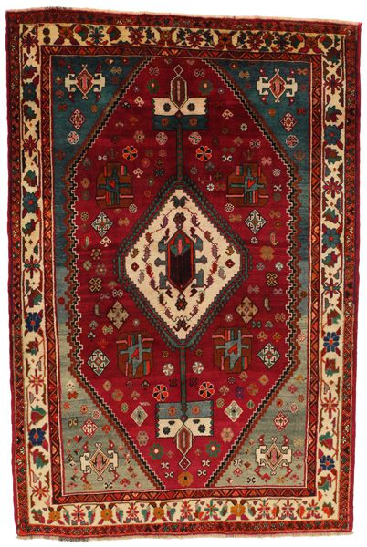 Qashqai - erittäin vanhoja Persialainen matto 244x162