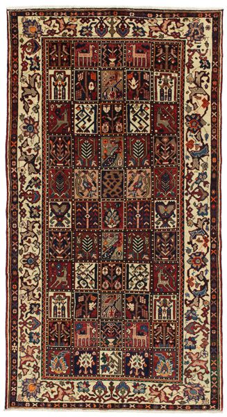 Bakhtiari - erittäin vanhoja Persialainen matto 287x155