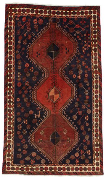 Afshar - erittäin vanhoja Persialainen matto 237x137