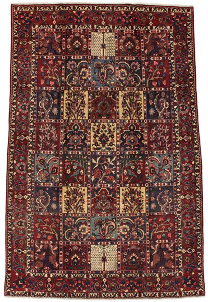 Bakhtiari - erittäin vanhoja Persialainen matto 312x202