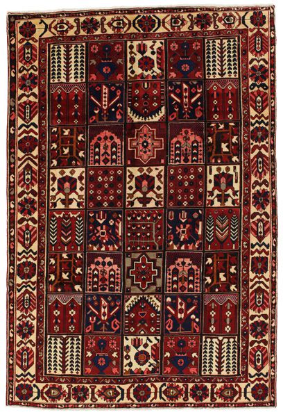 Bakhtiari - erittäin vanhoja Persialainen matto 304x206