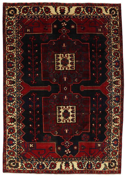 Afshar - erittäin vanhoja Persialainen matto 307x212
