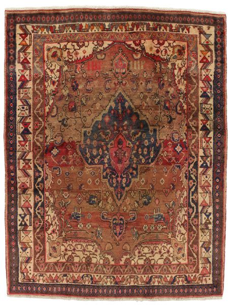 Bakhtiari - erittäin vanhoja Persialainen matto 182x140