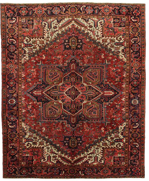 Heriz - Antique Persialainen matto 344x280