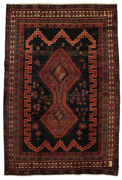 Afshar - erittäin vanhoja Persialainen matto 238x157