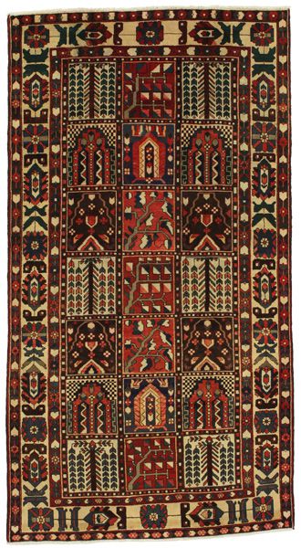 Bakhtiari - erittäin vanhoja Persialainen matto 300x162