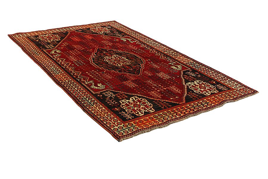 Qashqai - Shiraz Persialainen matto 243x154 - Kuva 1
