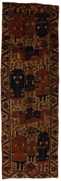 Bakhtiari - Lori Persialainen matto 365x118