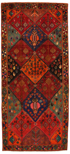 Bakhtiari - Gabbeh Persialainen matto 344x154