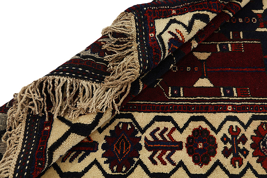 Bakhtiari - Qashqai Persialainen matto 402x142 - Kuva 4