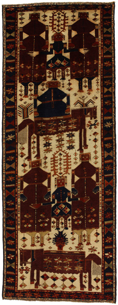 Bakhtiari - Qashqai Persialainen matto 431x163