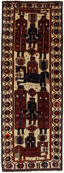 Bakhtiari - Qashqai Persialainen matto 452x160