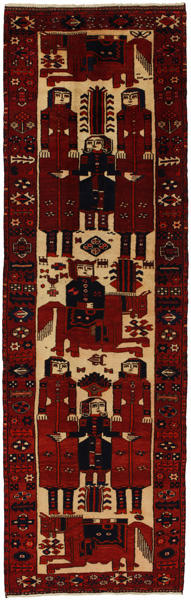 Lori - Bakhtiari Persialainen matto 412x123