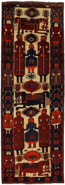 Bakhtiari - Qashqai Persialainen matto 441x154