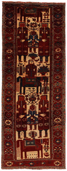 Bakhtiari - Qashqai Persialainen matto 395x151