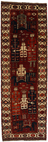 Bakhtiari - Qashqai Persialainen matto 415x137
