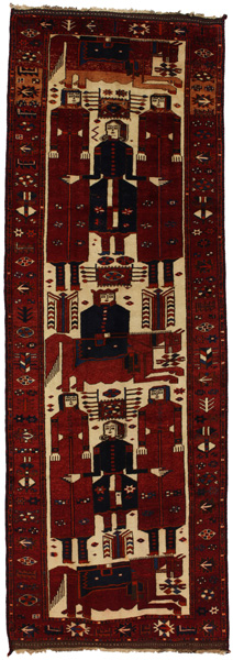 Bakhtiari - Qashqai Persialainen matto 401x139