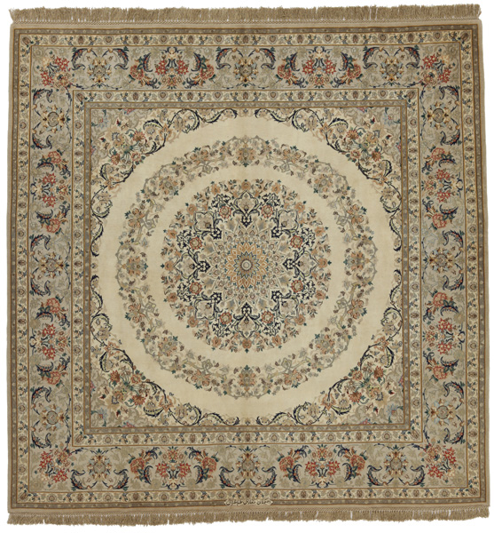 Isfahan Persialainen matto 195x194