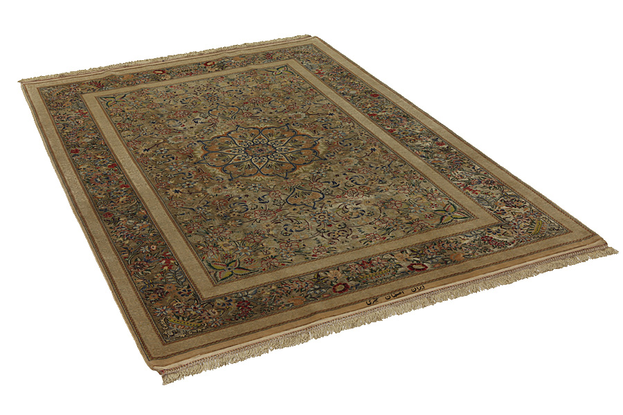 Isfahan Persialainen matto 222x148 - Kuva 1