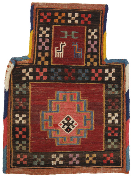 Qashqai - Saddle Bag Persialainen matto 38x28