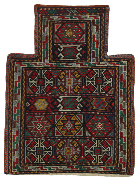 Qashqai - Saddle Bag Persialainen matto 51x34