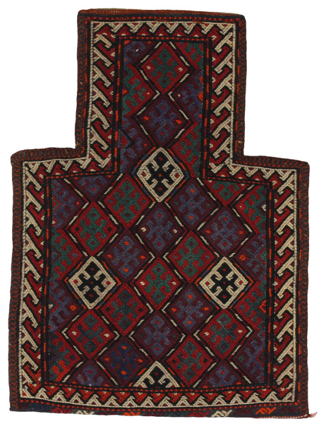 Qashqai - Saddle Bag Persialainen matto 51x38