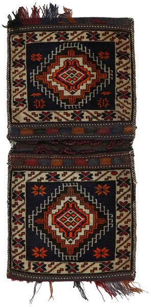 Turkaman - Saddle Bag Afganistanilainen matto 123x60