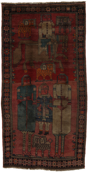 Bakhtiari - Qashqai Persialainen matto 232x120
