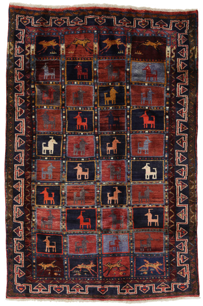 Gabbeh - Bakhtiari Persialainen matto 195x131