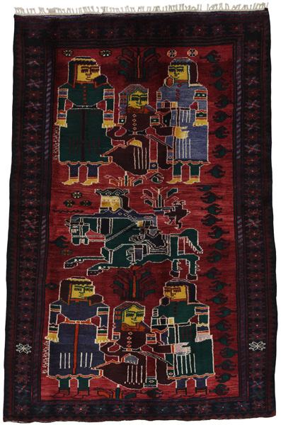 Bakhtiari - Lori Persialainen matto 198x132