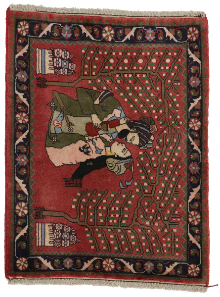 Bijar - Kurdi Persialainen matto 90x69