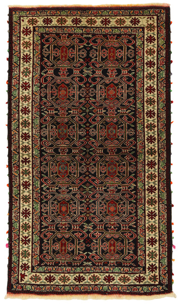Baluch - Turkaman Persialainen matto 130x73