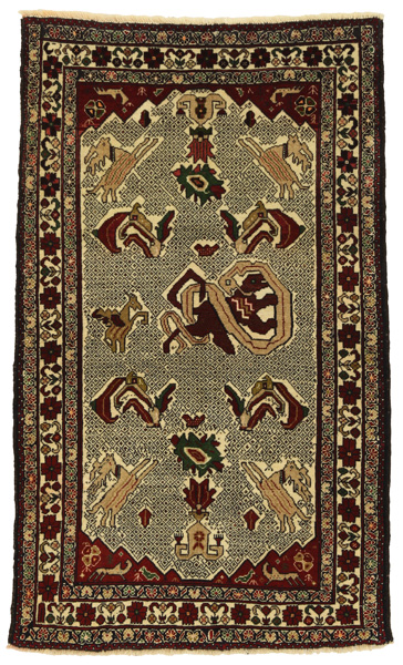 Bijar - Kurdi Persialainen matto 130x76
