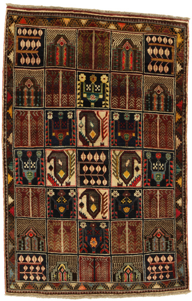 Gabbeh - Bakhtiari Persialainen matto 191x126