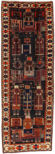 Bakhtiari - Qashqai Persialainen matto 441x148