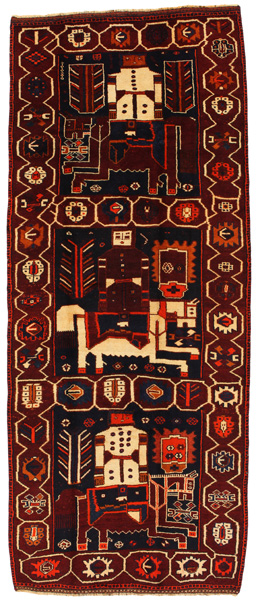 Bakhtiari - Qashqai Persialainen matto 349x143
