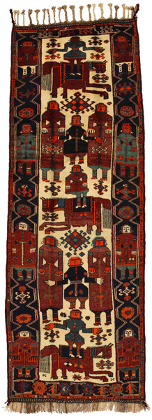 Bakhtiari - Qashqai Persialainen matto 438x153